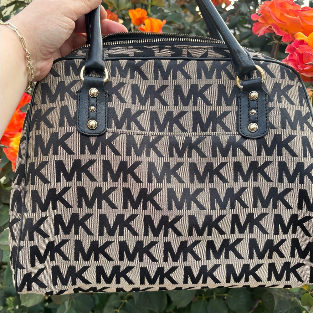Michael Kors signature bowling bag